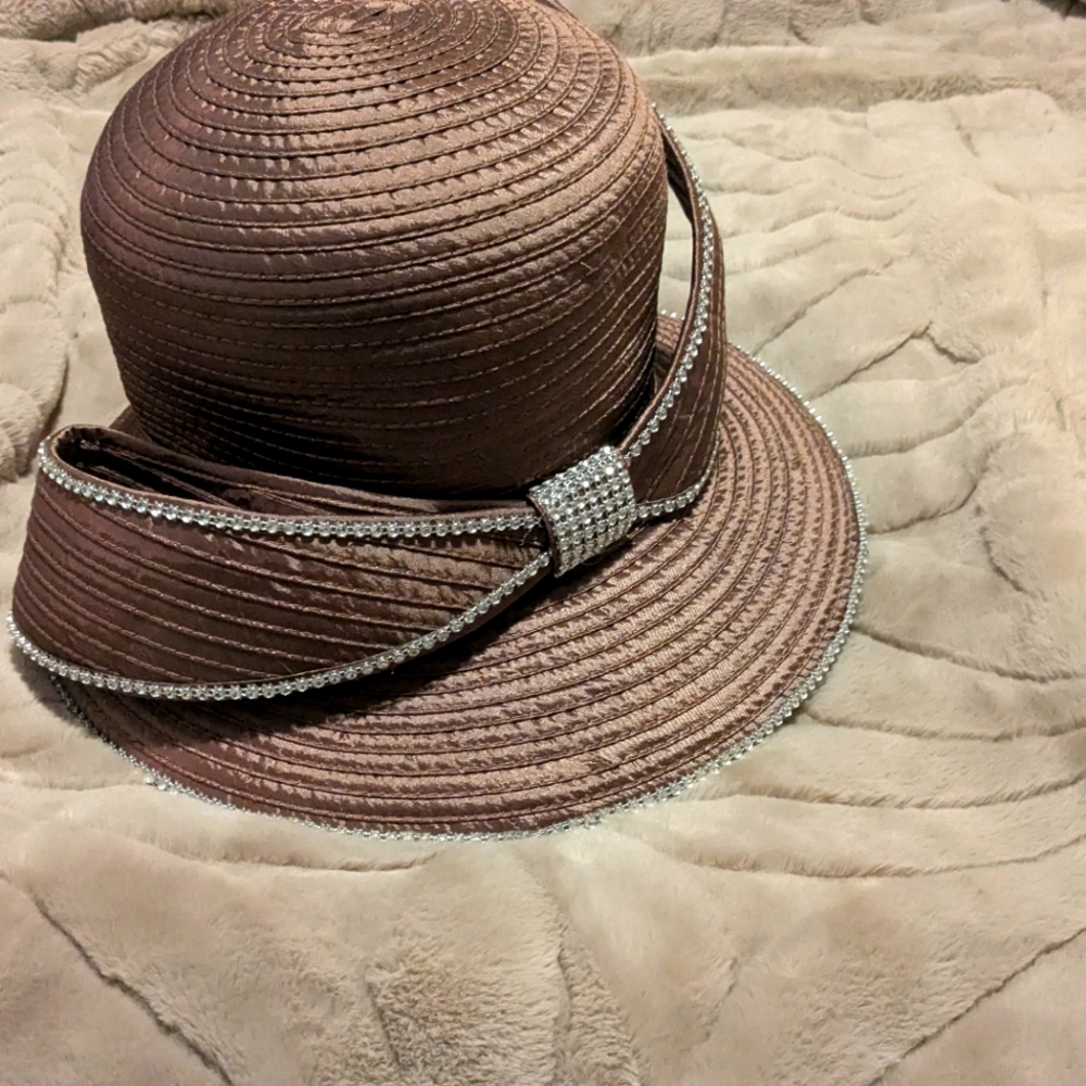 Brown exotic chocolate hat